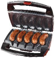 Johnsonville BTG0498 Sizzling Sausage Grill, Black