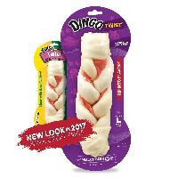 Dingo Rawhide Twist Braided Bone For Large Dogs, 1