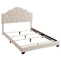 Winston Porter Carlotte Upholstered Bed Frame (Kin