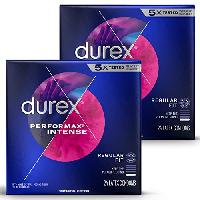 48 Ct. (2 Pack) Durex Performax Intense Natural Ru