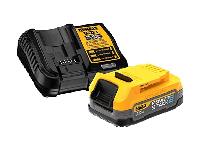 DeWalt Powerstack 1.7Ah battery (DCBP034) with cha