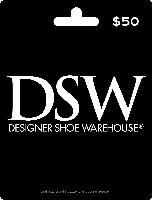DSW Physical Gift Card $50 Amazon Lightning Deal $
