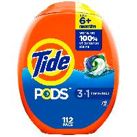 112-Count Tide Pods Laundry Detergent Soap Pods (O