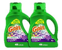 2-Count 65-Ounce Gain + Aroma Boost Laundry Deterg