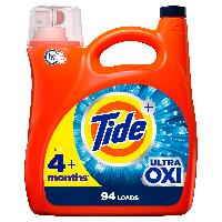 $14 w/ S&S: Tide Ultra Oxi Liquid Laundry Dete