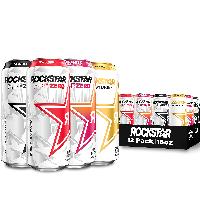 12-Pack 16-Oz Rockstar Pure Zero Energy Drink (Var