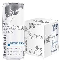 4-Pack 8.4-Oz Red Bull Energy Drink (Coconut Editi