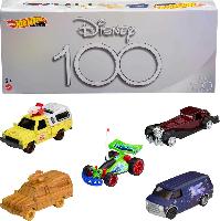 5-Pack Hot Wheels Disney 100th Anniversary Themed 
