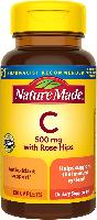 130-Count Nature Made 500mg Vitamin C Supplement $