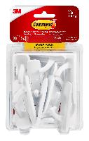 20-Count Command Utility Hooks w/ 24 Adhesive Stri