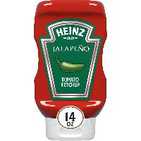 14-Oz. Heinz Ketchup Blended w/ Jalapeno Bottle $2