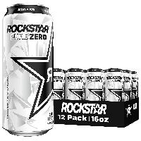 12-Pack 16-Oz Rockstar Pure Zero Energy Drink w/ C