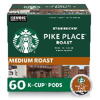 60-Count Starbucks Medium Roast K-Cup Coffee Pods 