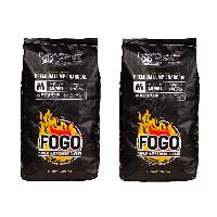 FOGO 17.6 lbs. Premium Wood Lump Charcoal (2-Pack)