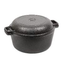 5-Quart COMMERCIAL CHEF Cast Iron Dutch Oven with 