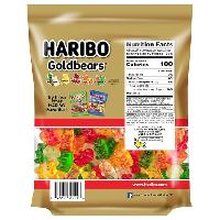 8-Pack 10-Oz Haribo Goldbears Gummi Candy Resealab