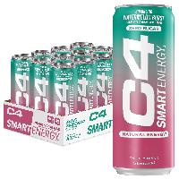 12-Pack 12-Oz C4 Smart Energy Drink (Watermelon Bu