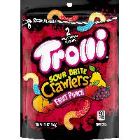 14-Oz Trolli Sour Brite Crawlers Candy Sour Gummy 