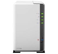 Synology 2 bay NAS DiskStation DS220j $109