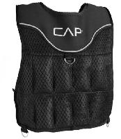 20-Lb CAP Barbell Adjustable Weighted Vest (Black)