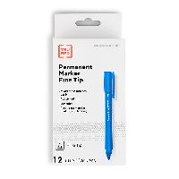 12-Pack TRU RED Permanent Fine-Tip Markers (Blue o