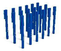 24-Pack TRU RED Quick Dry Gel Pens (Blue, Medium P