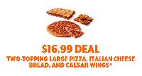 Little Caesars: Two-Topping Large Pizza + Italian 