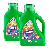 2-Count 65-Ounce Gain + Odor Defense Laundry Deter