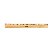 Staples 12″ Wood/Brass Double Edge Ruler $0.