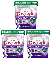 52-Count Cascade Platinum Plus ActionPacs Dishwash