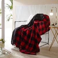 Dearfoams 50″x60″ Throw Blankets: Red 