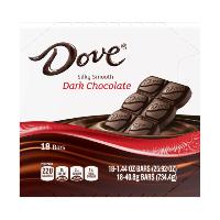 18-Count 1.44-Oz DOVE Candy Dark Chocolate Bars (F