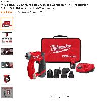 M12 FUEL 12V Lithium-Ion Brushless Cordless 4-in-1