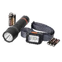 2-Piece Ozark Trail LED Set: 300-Lumen Headlamp + 