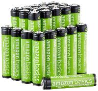 24-Pack Amazon Basics AAA 800mAh NiMH Rechargeable