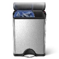 simplehuman Rectangular Dual Compartment Recycling