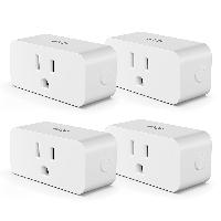 4-Pack KMC Slim Low-Profile Wi-Fi Smart Plugs $10.