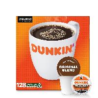 128-Count Dunkin’ Original Blend Coffee K-Cu