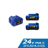 Kobalt 24-V 2-Pack Lithium-ion Battery and Charger