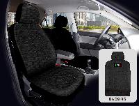 Auto Drive Universal Fit LED Car Seat Cover (Black