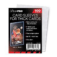 $1.50: Ultra Pro Clear Thick Card Sleeves, 100-Cou