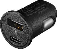 Insignia 20W Vehicle Charger w/ USB-C and USB Port