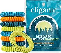10-Pack Cliganic Mosquito Repellent Deet-Free Brac