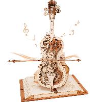 ROBOTIME Wooden Music Box Puzzles Magic Cello, 3D 