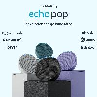 Amazon Echo Pop compact smart speaker w/ Alexa (4 