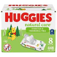 Huggies Natural Care Sensitive Baby Wipes, Unscent