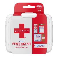 12-Piece Johnson & Johnson First Aid To Go Por