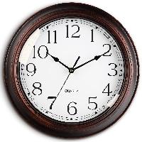 Battery Operated Silent Non-Ticking Wall Clock 8.5