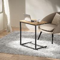 C-Shaped Sofa Side End Table $16 + Free Shipping w