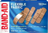100-Count Band-Aid Flexible Fabric Adhesive Bandag